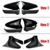 For 2006-2010 2011 Honda Civic Gloss Black Side Rearview Mirror Cover Trim Caps
