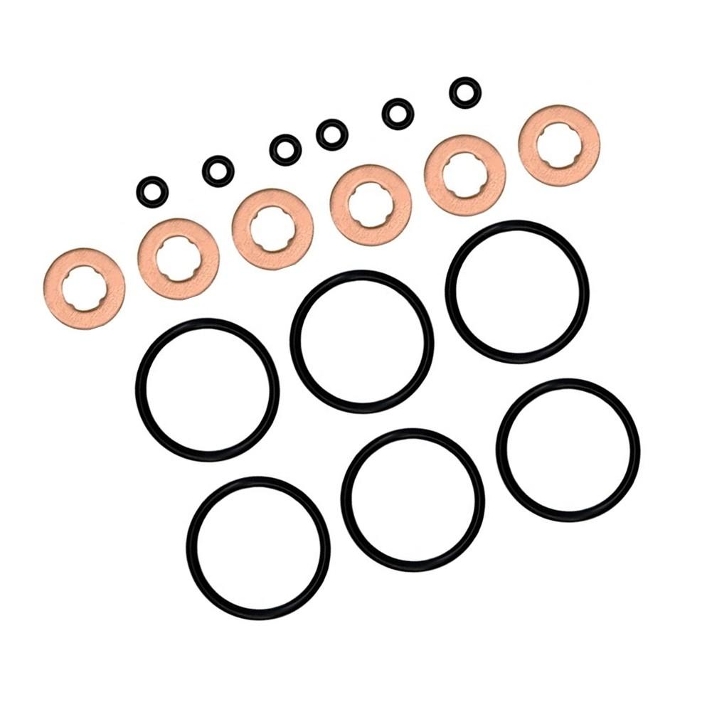 Fuel Injector Seal Kit Engine Injector Washer Set O-ring Seal Replacement