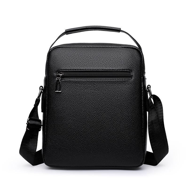 Business Shoulder Bag Men's Crossbody Bag Handbag PU Messenger Bag