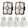For Shark Vacuum Cleaner Filter Kit for Models HZ4000 HZ4002 HZ4001AMZ HZ3002 HZ3000 Includes 4 Foam and 2 HEPA Filters