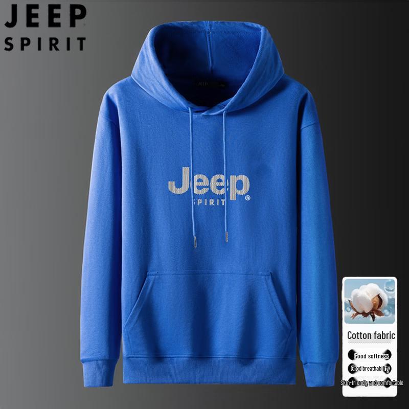 JEEP SPIRIT Men's Hooded Graphic Sweatshirt