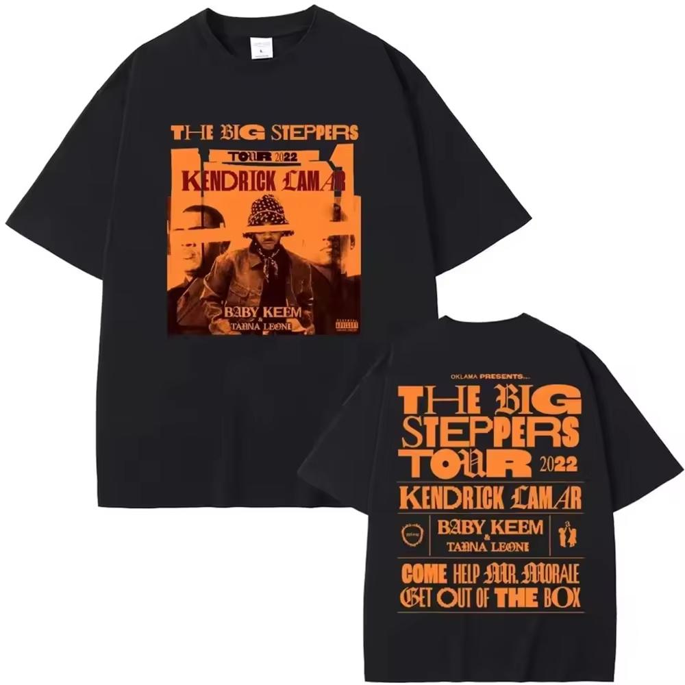 Rapper Kendrick Lamar DAMN To Pimp A Butterfly Mr Morale The Big Steppers Album Unisex and Women Clothing Short Sleeve Tshirts S