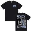 Summer New Rapper RVFV Eltiburón Tour 2026 Graphic T-shirt Men Women Hip Hop Streetwear Oversized T-shirt Breathable Streetwear Casual Tees