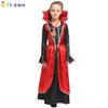 Masquerade Witch Vampire Child Witch Show Costume Big Stand-Up Collar Dress Long Dress