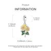Summer Sunflower Pendantscopper Platedoriginal Beads Fit Originalcharms Bracelet Beads Jewelry Diy Gifts For Women