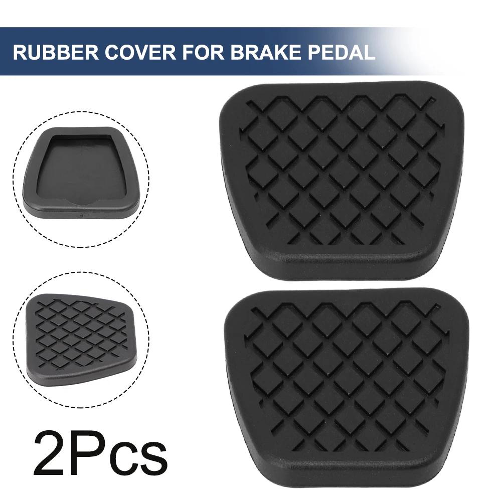 

Pad Brake Clutch Pedal Replacement Rubbers 2pcs Black Easy Installation Motorcycle Accessories For Honda For Civic
