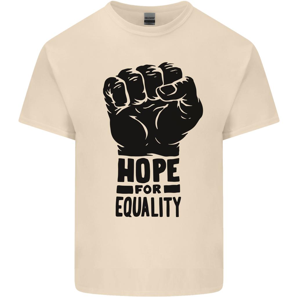 Hope for Equality Black Lives Matter LGBT Unisexs Light Cotton TShirt