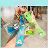 Adorable Panda Floating Bottle Keychain For Women Cute Trendy Rubber Bag Charm
