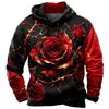 Men Honey Bee Honeycomb 3D Full Print Hoodie Insect Graphic Casual Long Sleeve Street Hooded Sweatshirt