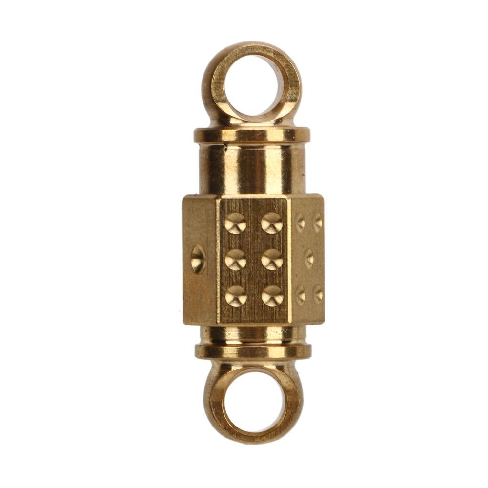 Durable Brass Keychain Heavy Duty 360° Rotation Key Holder Key Rings Outdoor Activities