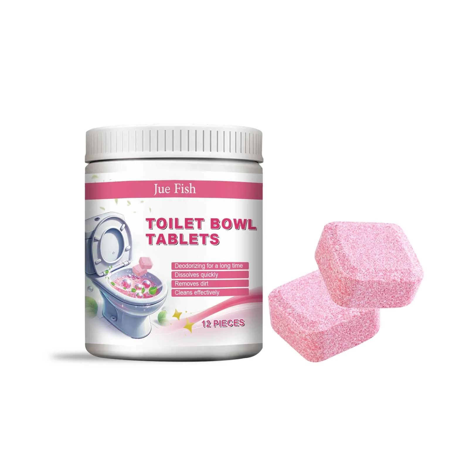 

Toilet Bowl Cleaner Effervescent Tablets Remove Urine And limescale Stains Powerful Cleaning Flush Deodorant Home Essentials 12 PIECES