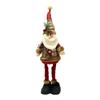Christmas Cloth Doll Decoration Telescopic Long-Leg Reindeer/Snowman/Santa Claus Shelf Table Centerpiece
