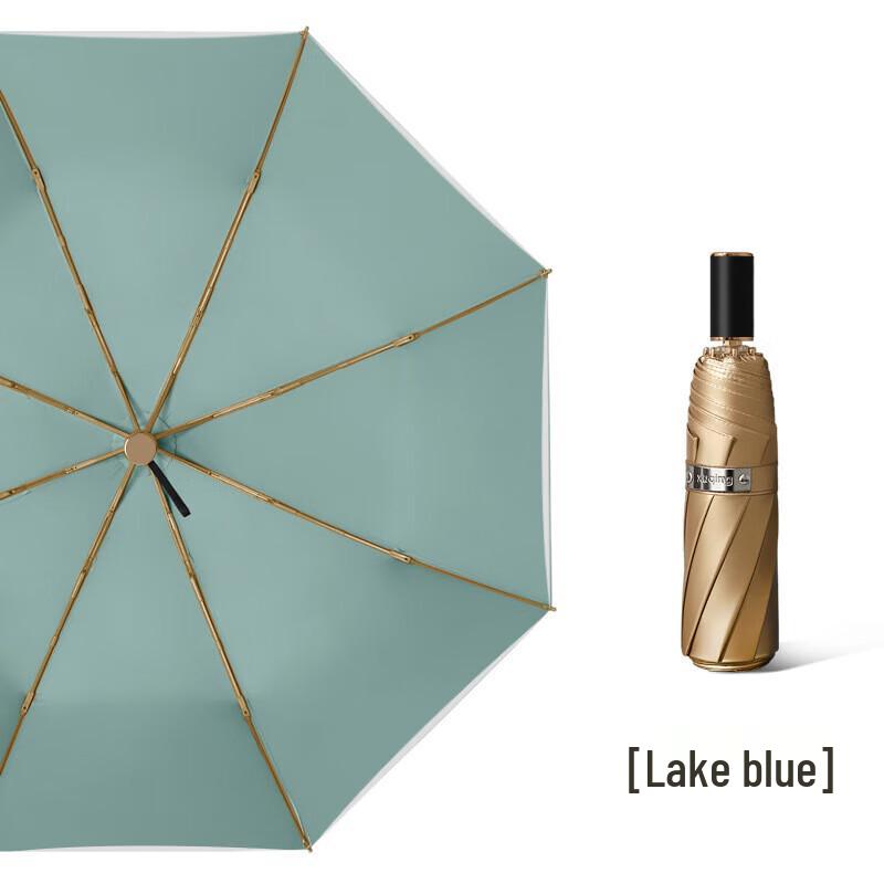 XuQing 8-Rib Manual Double-Layer Sun/Rain Umbrella