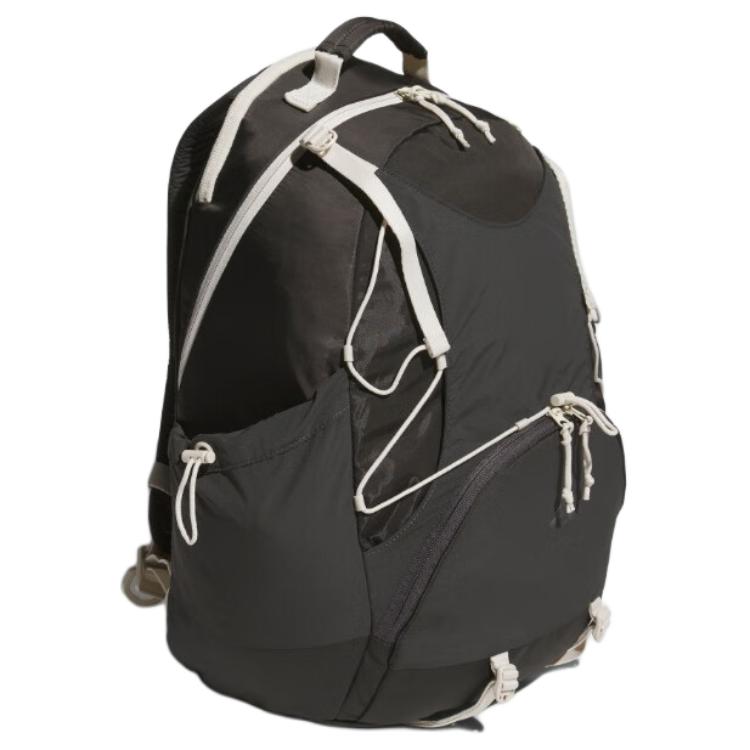 Adidas Recycled Polyamide Backpack Medium Unisex Carbon Black JM9184
