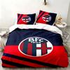 Bologna Football Club 3pc set Perfect for bedroom use Comfortable bedding set includes a duvet cover and two pillowcases Ideal birthday or Christmas g