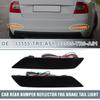 ABSOPRO Rear Bumper Reflector Red LED Fog Brake Tail Part Numbers for Honda Civic Plastic with Black Set Lights, 33555-TR0-A51/33505-TR0-A51,