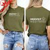Meditation Yoga Yogi Lotus Lotus Flower Tshirt Heavily Meditated Namaste Yogi Wounisex Shirt Oversized T Shirt Vintage Clothes Tops