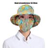 Wide Brim Agricultural Work Hat Shawl Mask Hot Sale Women's Ponytail Hat  Gift