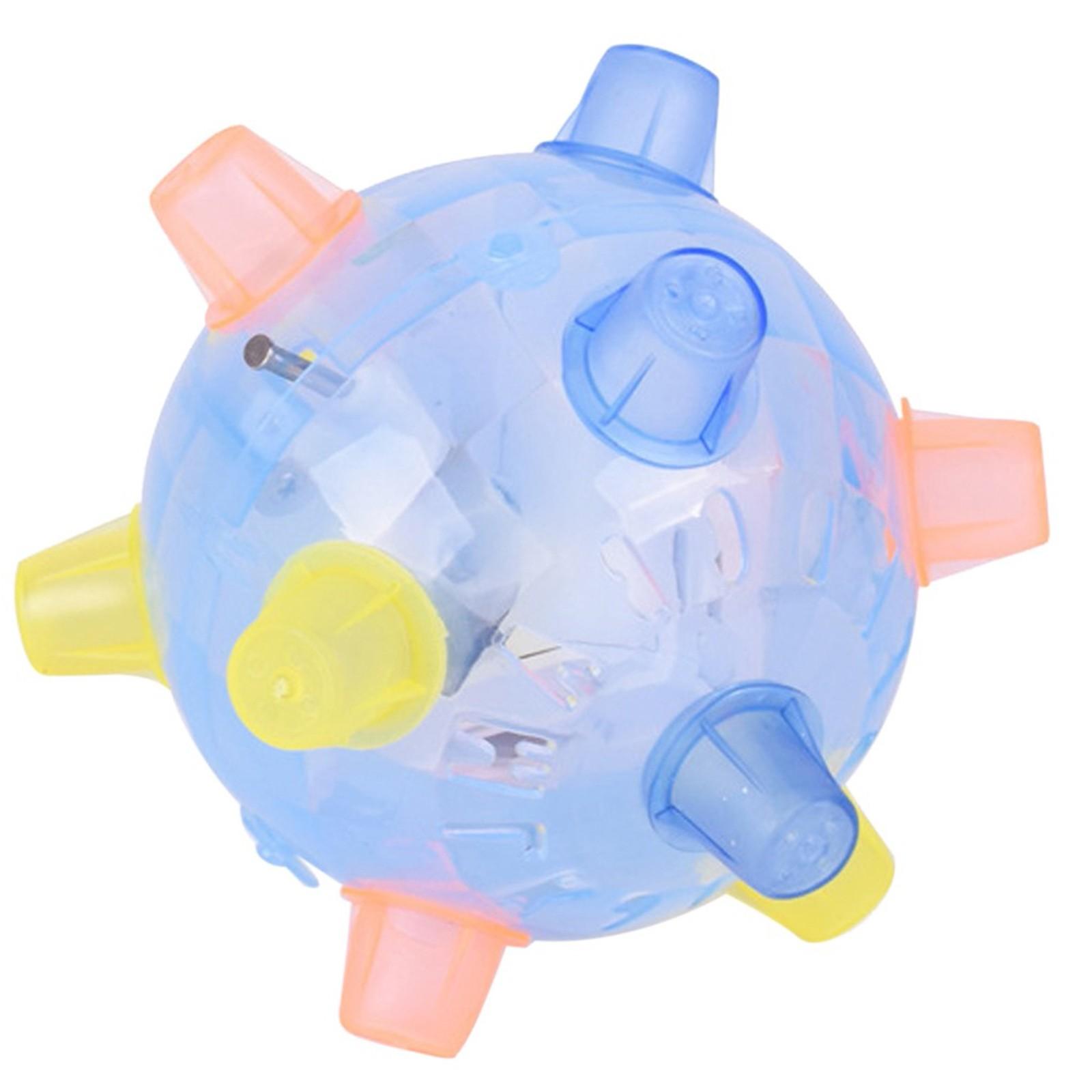 

(H0826)Образовательная новинка, игрушка для домашних животных, красочный светодиодный светильник, танцевальный мяч, детский подарок 12.5cm светло-синий