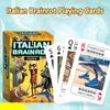 54Pcs Italian Brainrot Pokercard Funny Poker Playing Cards Tung Tung Tung Sahur Tralalero Tralala Game Collection Cards Toys