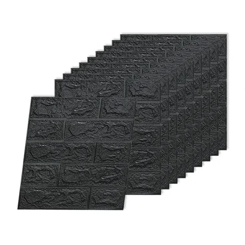 38,5 cm * 35 cm Panouri autoadezive 3D Caramida Model Decorare camera de zi Acasă PVC Autocolante de perete impermeabile Tapet din spumă