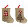 Christmas Tree Ornament Lovely Christmas Stockings Candy Gift Bag Christmas Hanging Socks For Fireplaces Door Decoration