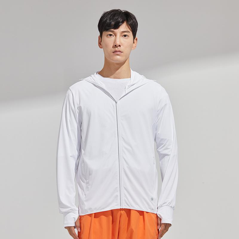 Outdoor men's sunscreen clothes summer ice silk breathable and cool skin clothes thin large brim sunscreen clothes jacket women's models