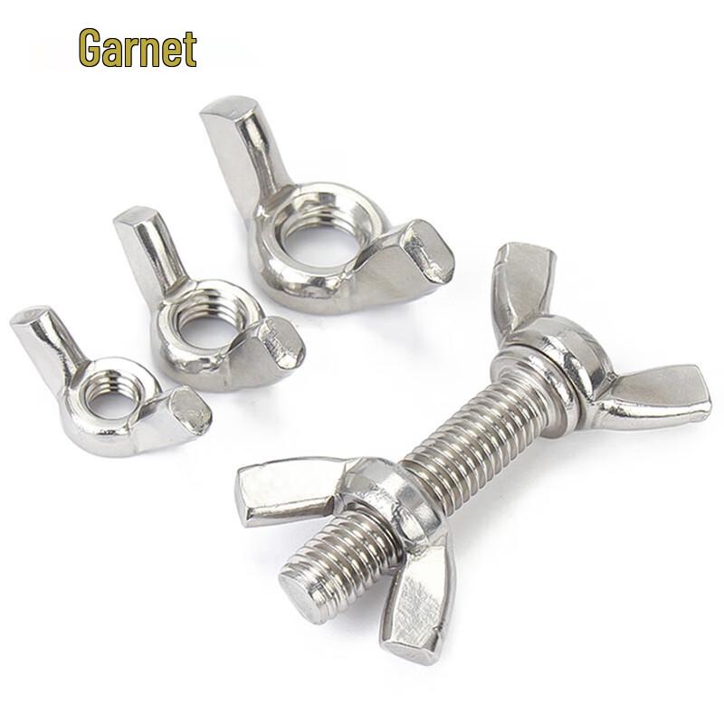 Jianat 304 Stainless Steel Butterfly Thumb Screw and Nut Set