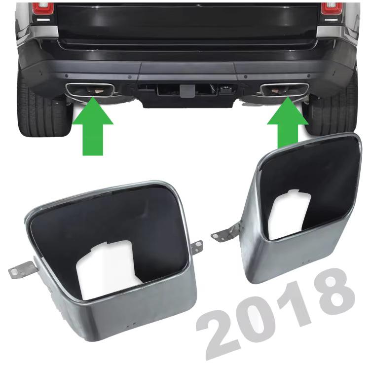 LR105878/LR105877: Dekorative Auspuffrohrabdeckung für Land Rover Range Rover