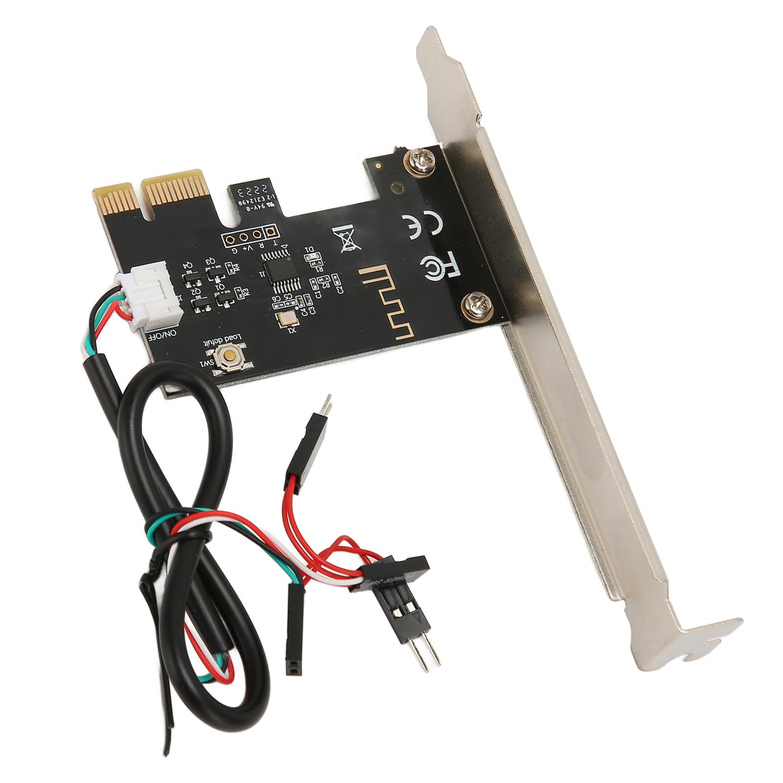 

Кнопка скидання живлення комп ютера Карта PCIE Точний контроль Потовщений золотий пін Дистанційне керування додатком PCIE