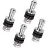 Pack of 4 Metal/Chrome Tire Valve Stems High Pressure Bolt In Valve Stem Flush Mount 502 Fits 0.453’’