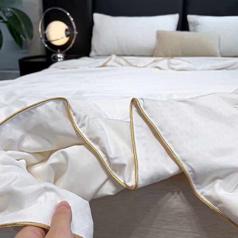 QI LU Premium Tussahseiden-Bettdecke