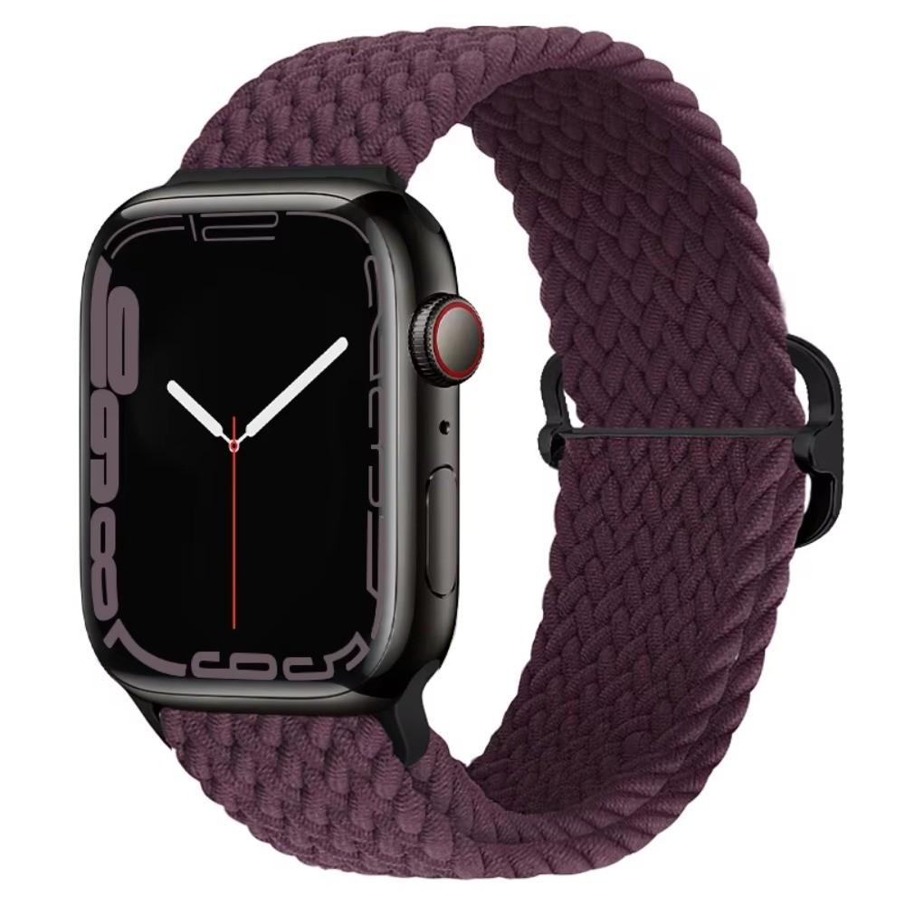 Braided Bracelet for Apple Watch Ultra 3 2 49mm 11 10 42/46mm Nylon Elastic Belt Bracelet for 9 8 7 41mm/45mm 6 5 4 SE3 40/44mm