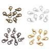 50Pcs Lobster Hooks Plated Multipurpose DIY Bracelet Necklace Key Ring Lobster Clasps Jewelry Findings