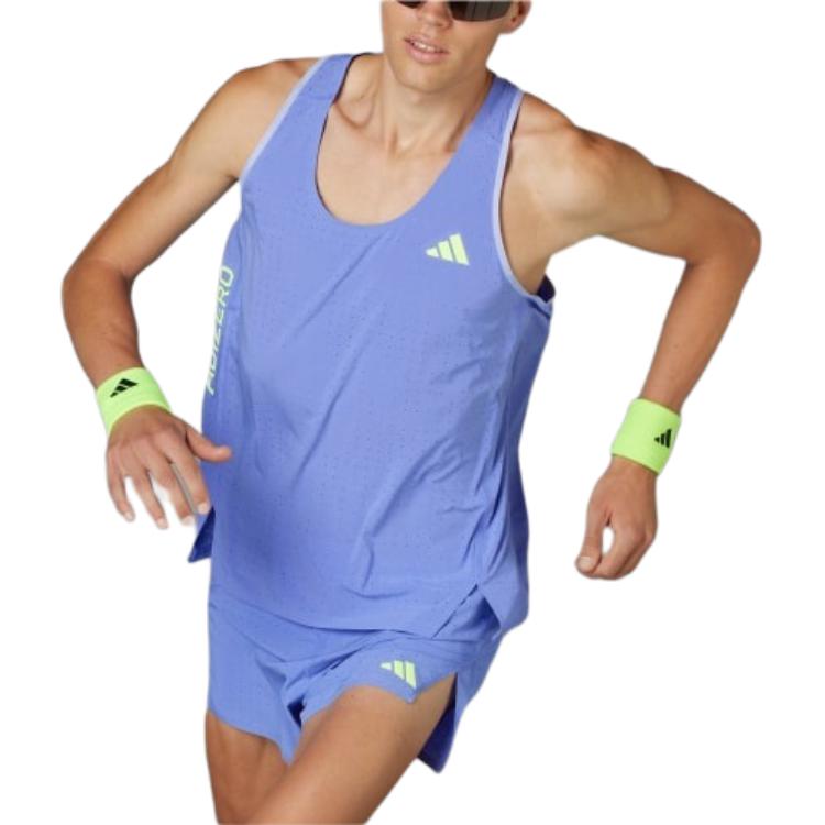 Adidas Free Shipping With AdiClub Adizero Running Singlet IX2810