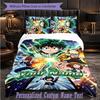 Personalized 3Pcs Bedding SetMy Hero Academia Custom Text Duvet Cover Pillowcase Set Bedroom Gift