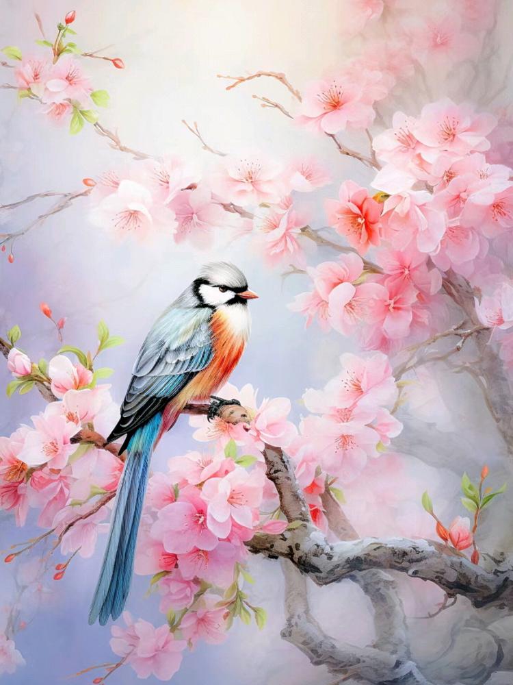 

Полный квадратный/круглый сверлильный алмаз 5D DIY алмазная живопись цветок птица животное вышивка мозаика крестик набор для домашнего декора подарок Full Round 20x30CM