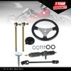 Fit For Go Kart Quad Parts 110cc Steering Wheel Assembly & Gear Rack Pinion New