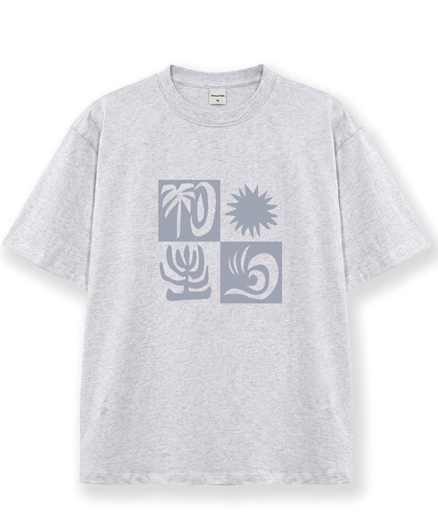 Bibalabida Palm Short Sleeve T-Shirt