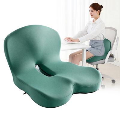 Cuscino Seduta in Memory Foam e Schienale Integrati in Pezzo Unico Cuscino Schienale e Cuscino per Sedie da Ufficio e Auto.