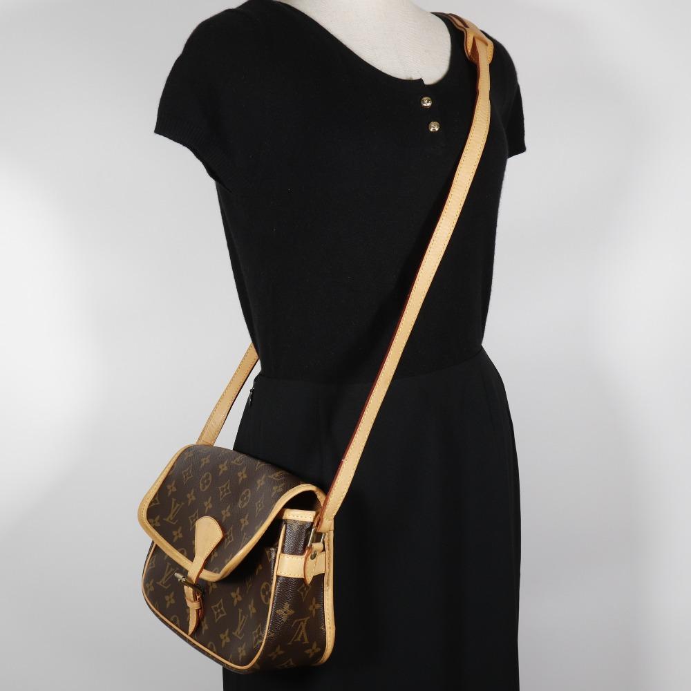 LOUIS VUITTON Sologne Shoulder Bag M42250 Brown Monogram canvas Women Used