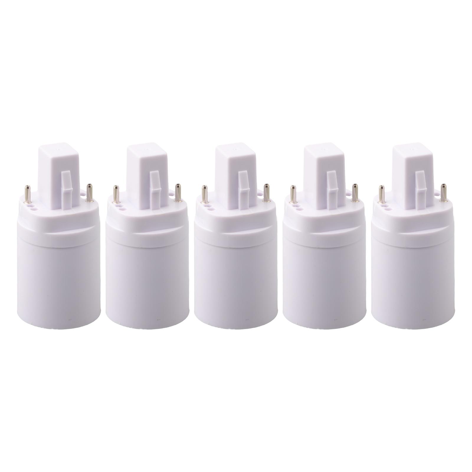 

5 Pcs/Lot G24 To E27 Lamp Holder Converter G24d Short Style GX24 Lamp Head Extended Lamp Socket 2-Pin 4-Pin Lamp Base Accessorie