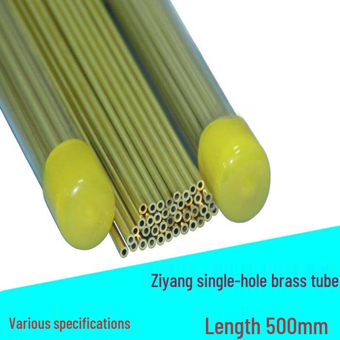 Copper Tube Hollow Electrode 1.5mm, Single-Hole Brass Tube 2.0mm for EDM Small Hole Drilling Machine 500