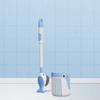 Silicone Toilet Scrubber Hanging Hole Toilet Cleaner with Holder Toilet Brush Set  Bathtubs