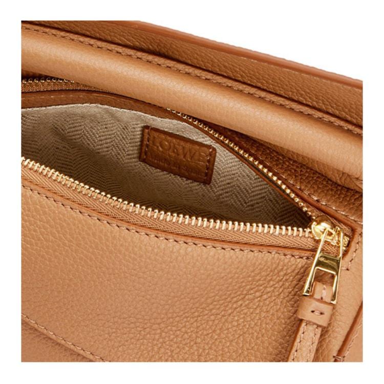Loewe Puzzle Soft Grain Calfskin Handbag Mini Women's Toffee A510P88X16-5542