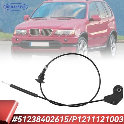 Für BMW X5 E53 1999-2006 3.0d 3.0i 4.4i 4.6is 4.8is Motorhaube Entriegelungskabel 51238402615 Motorhaubenschloss Verriegelungsmechanismus Reparaturset