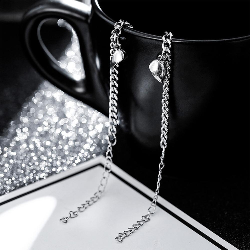 Love Magnetic Titanium Steel Couple Bracelets Simple Pendant Magnetic Couple Bracelets Women Men Hand Jewelry