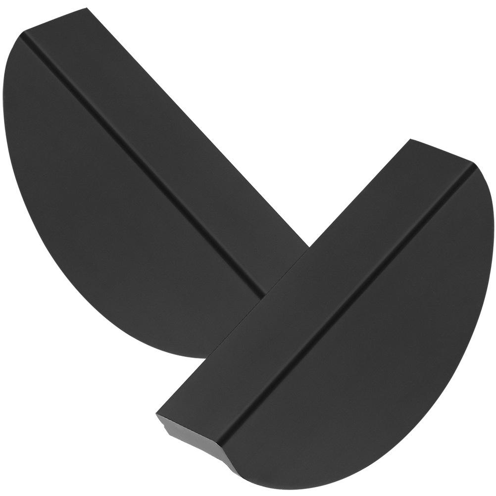 2Pcs Half Round Cabinet Pulls Modern Kitchen Cupboard Wardrobe Drawer Handles Furniture Door Pulls Dresser Handles