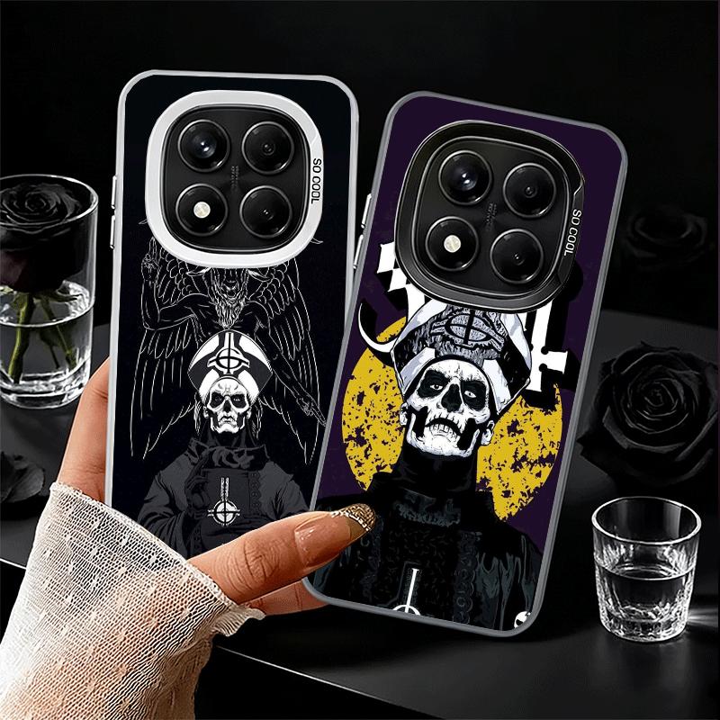 Ghost Papa Emeritus Shockproof Phone Case for Xiaomi Redmi Note 15 14 13 12 Pro Plus 11 11S 11T 5G Cover Anti Fall Fundas