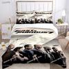 3D Fast Furious Car Enthusiast All Season Bedding Set Printed Duvet Cover Sheet Pillowcase Soft Quilt Cover Full Queen King Size